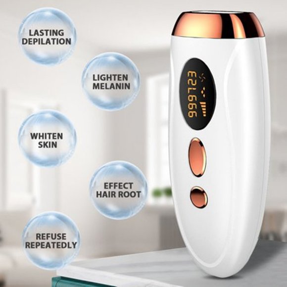 Byfumay Household IPL Hair Removal Unisex Permanent Removal Painless Laser Hair